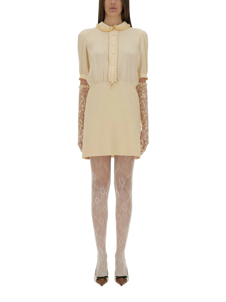 CREPE COUTURE SHORT DRESS