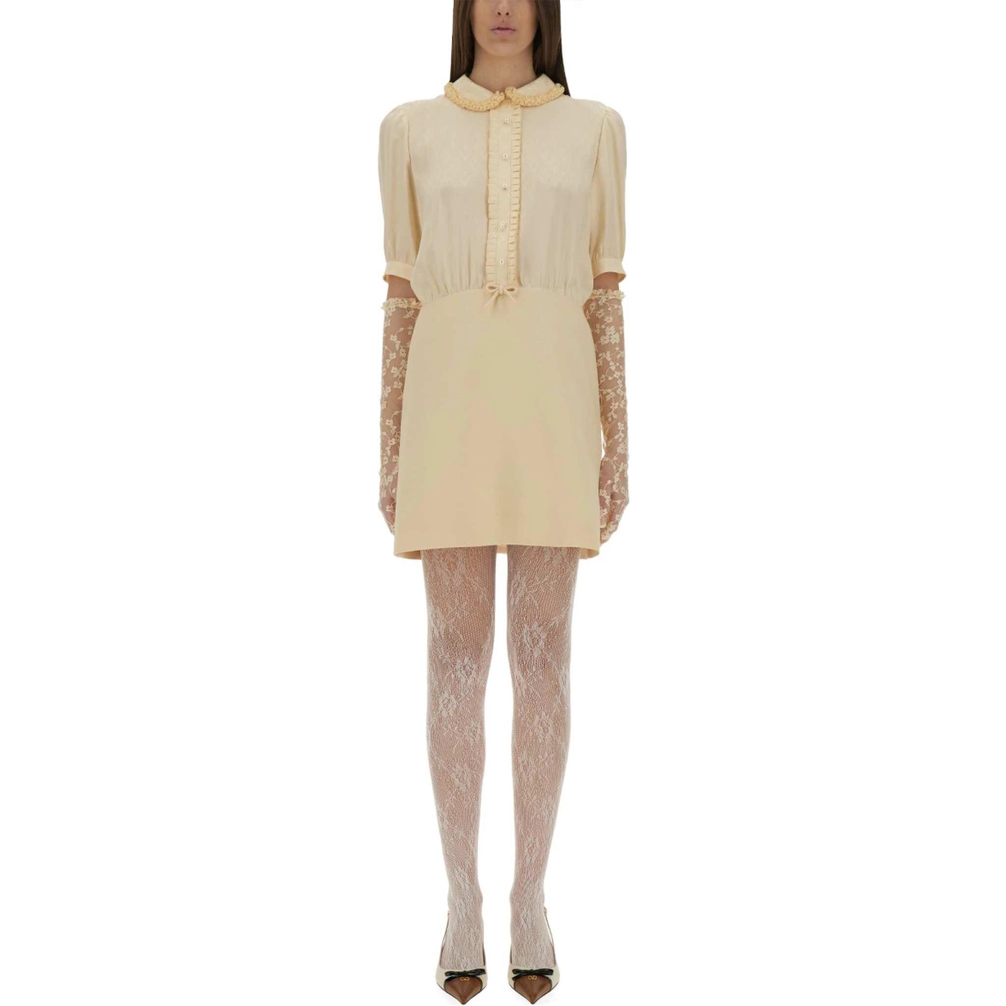 CREPE COUTURE SHORT DRESS