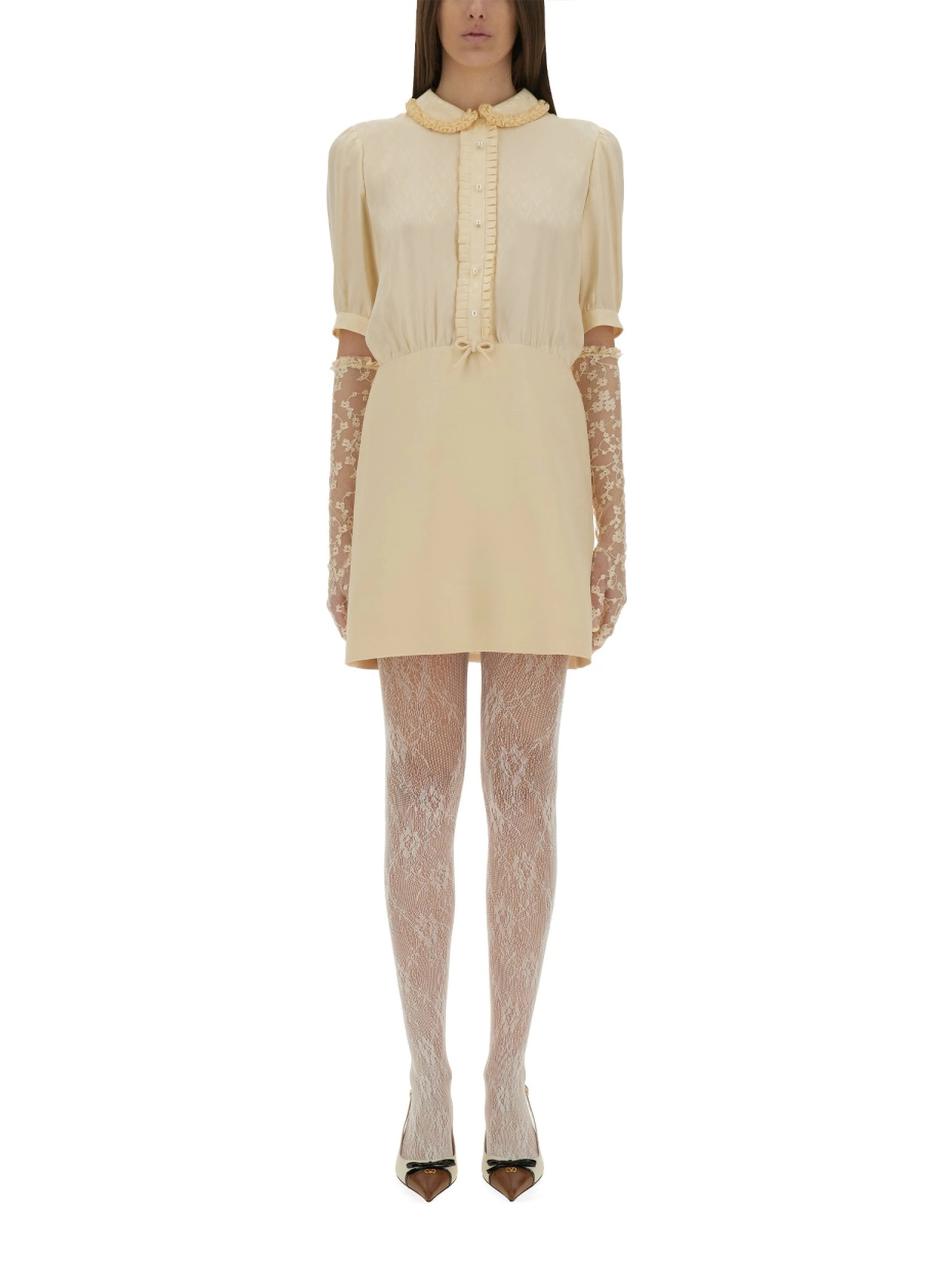 CREPE COUTURE SHORT DRESS