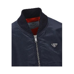 Prada Jackets Blue