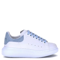 Light Blue Calf Leather Bos Taurus Platform Sneakers