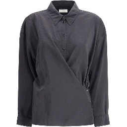 Black Silk Dress Shirt