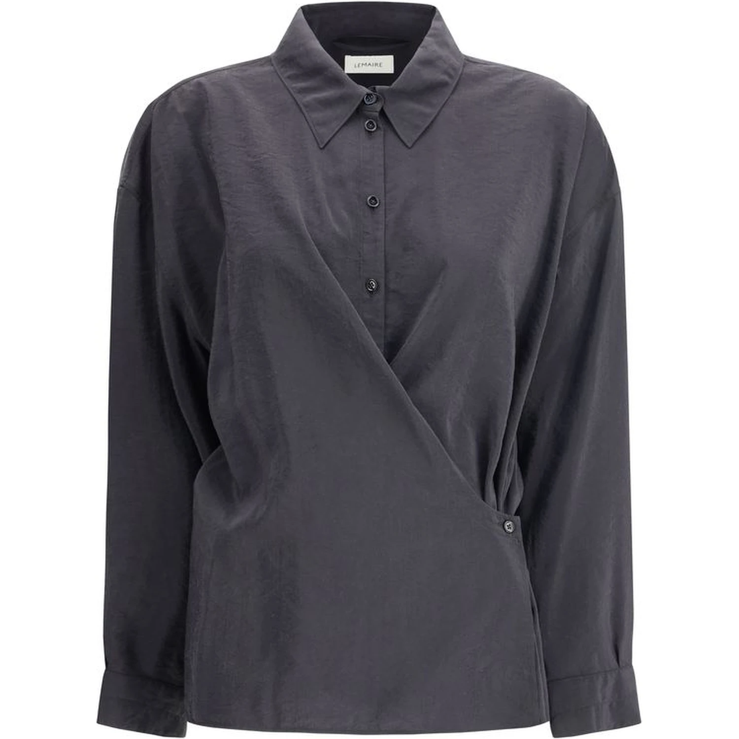 Black Silk Dress Shirt