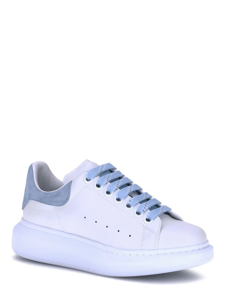 Light Blue Calf Leather Bos Taurus Platform Sneakers alternative