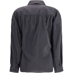 Black Silk Dress Shirt