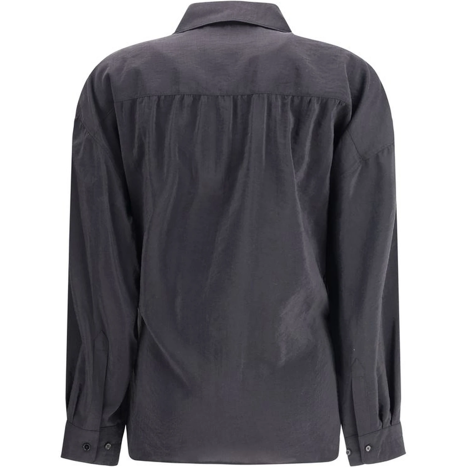 Black Silk Dress Shirt