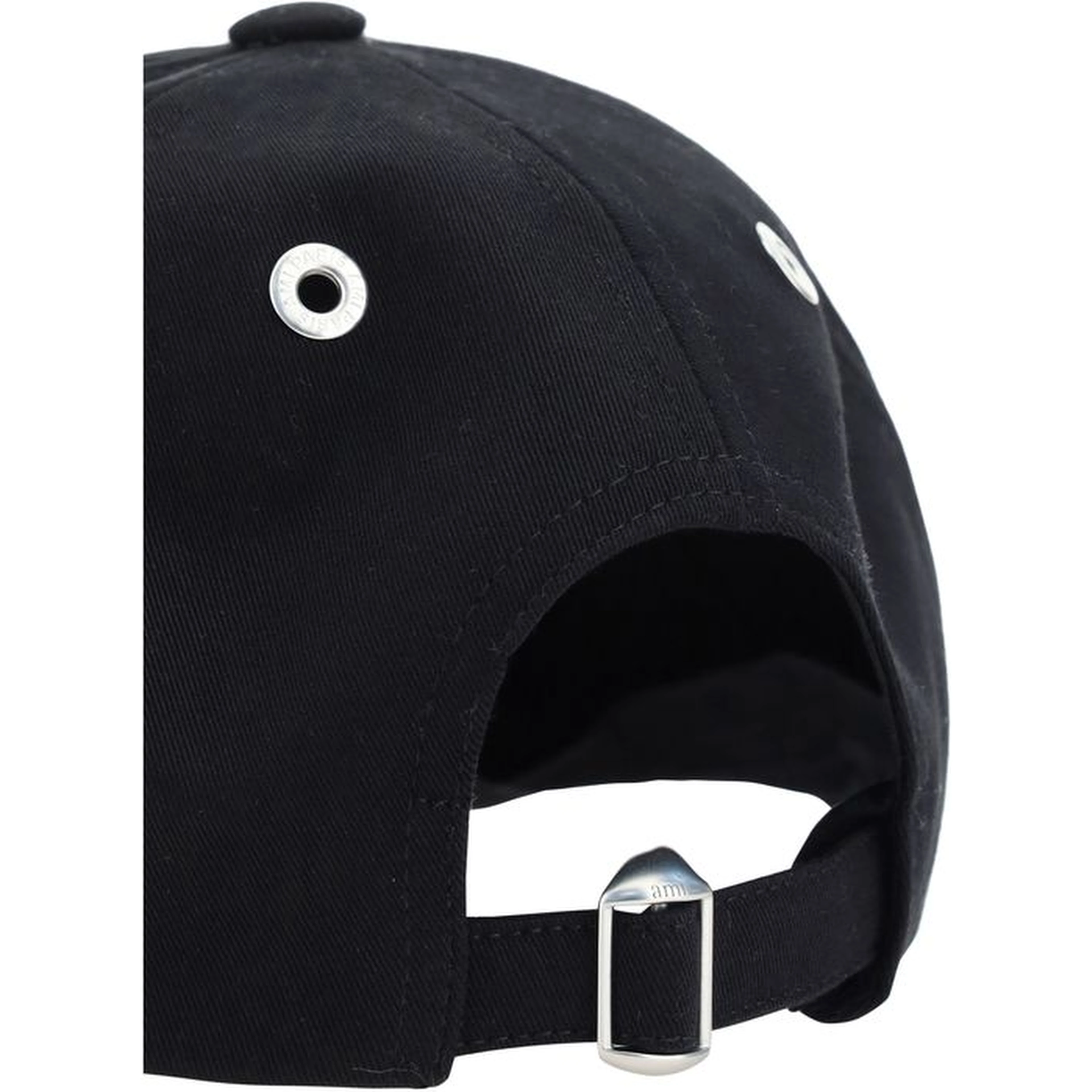 Black Cotton Cap (Baseball Hat)