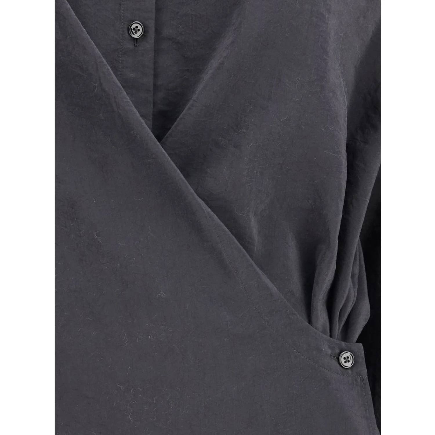 Black Silk Dress Shirt