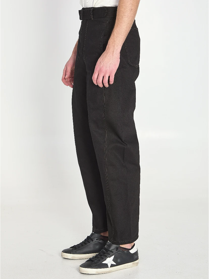 Twisted belted pants