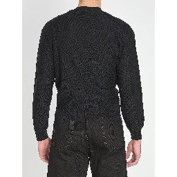 Relaxed twisted cardigan