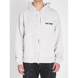 Masking Tape zip-up hoodie