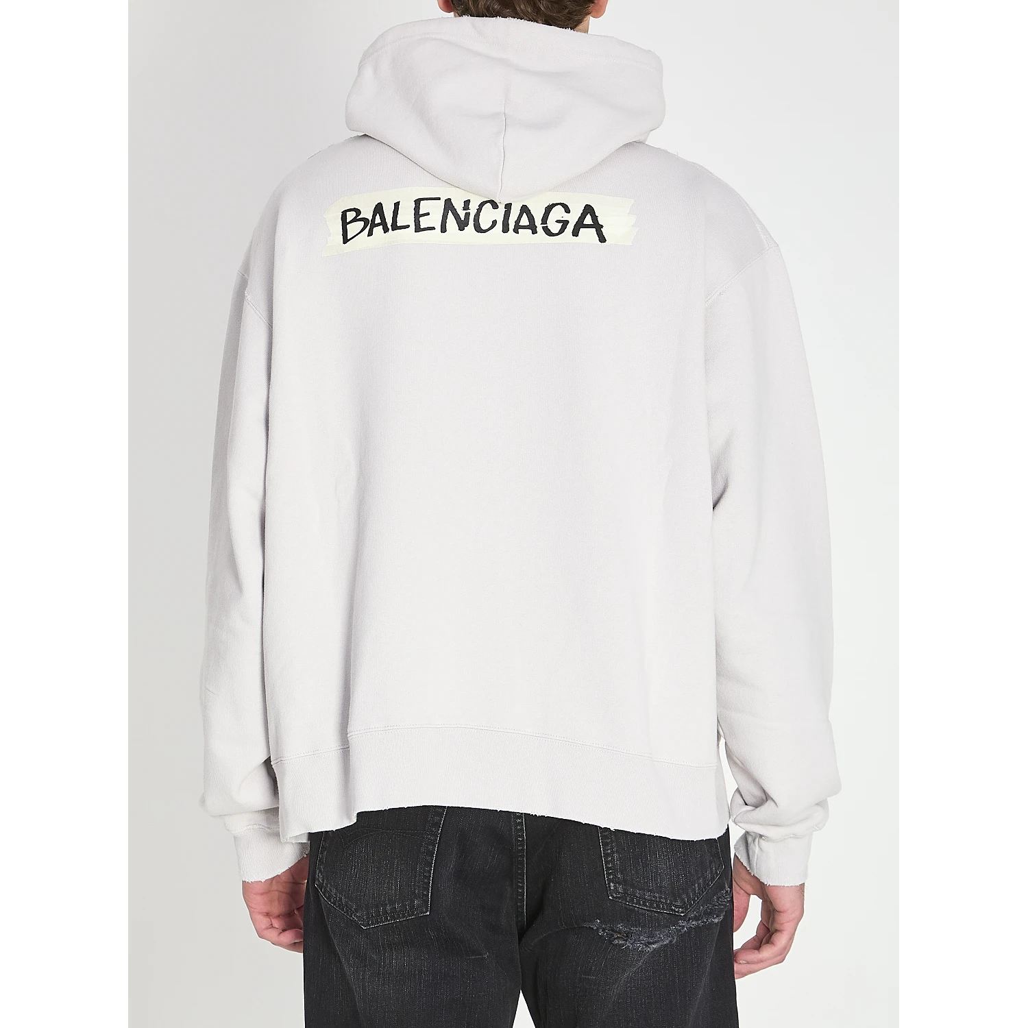Masking Tape zip-up hoodie