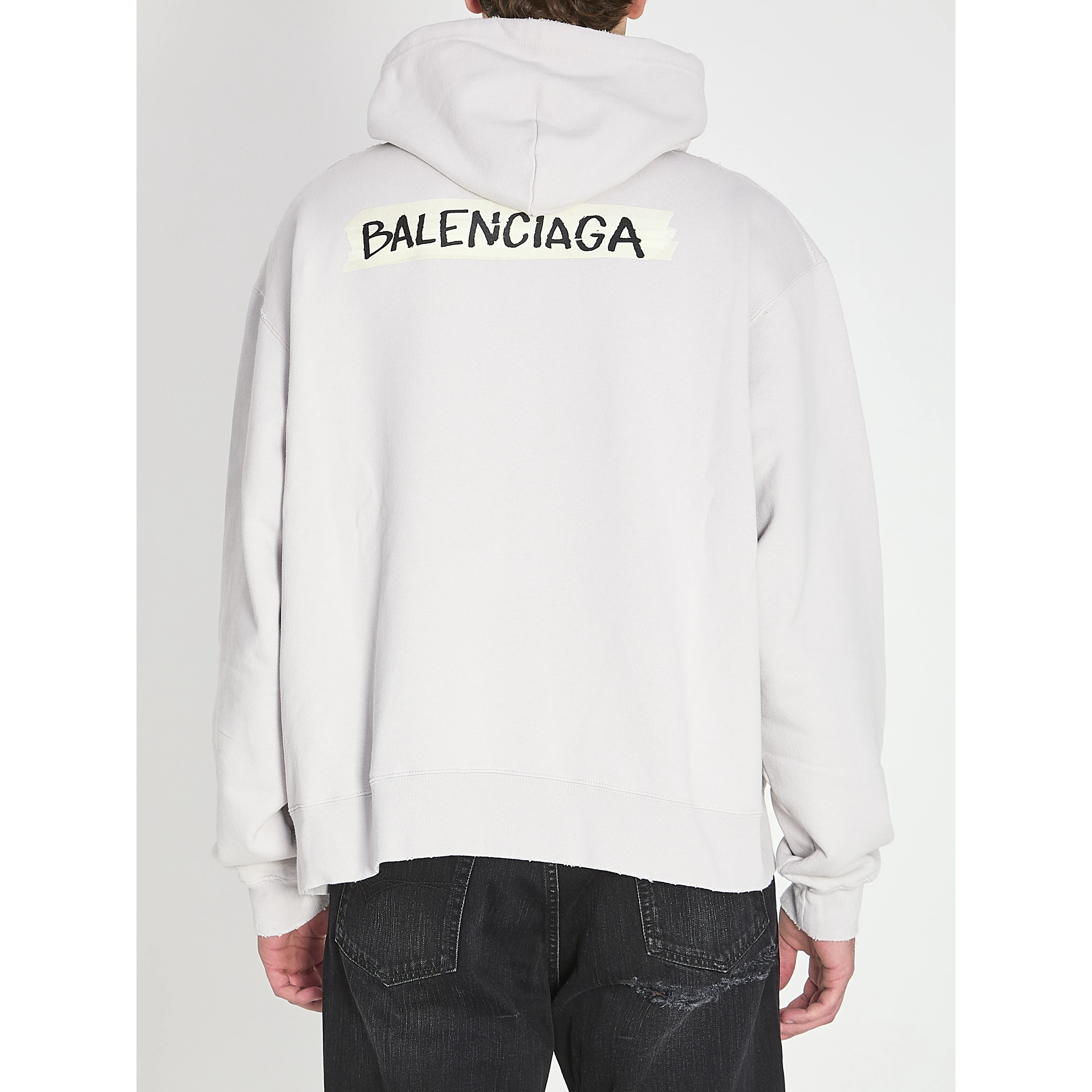 Masking Tape zip-up hoodie
