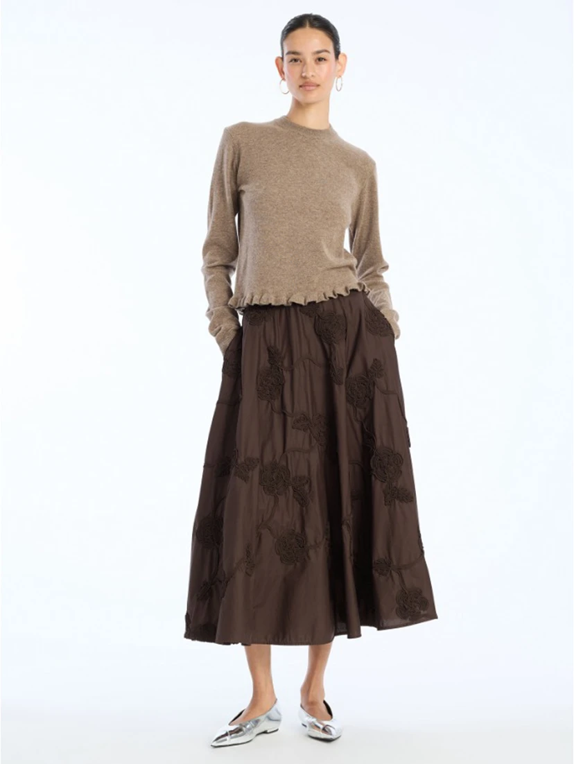 Rotate Skirts Brown