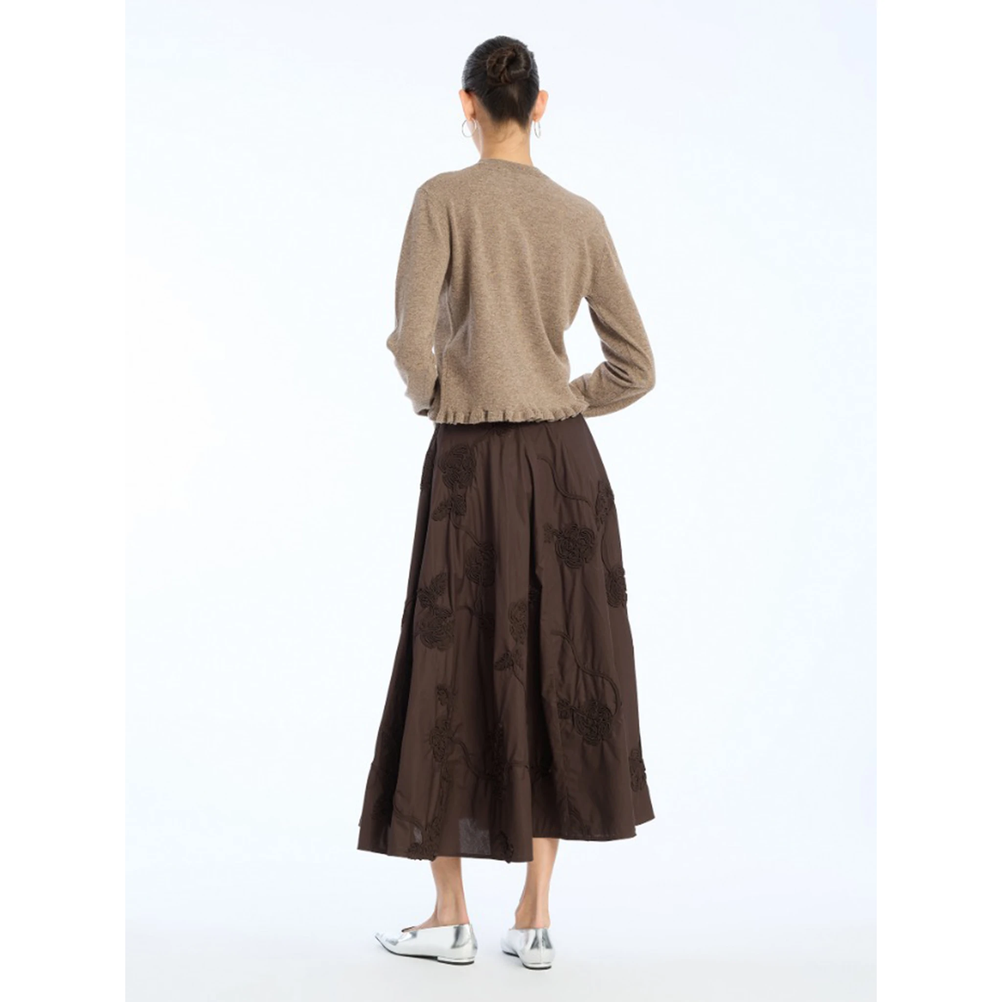 Rotate Skirts Brown