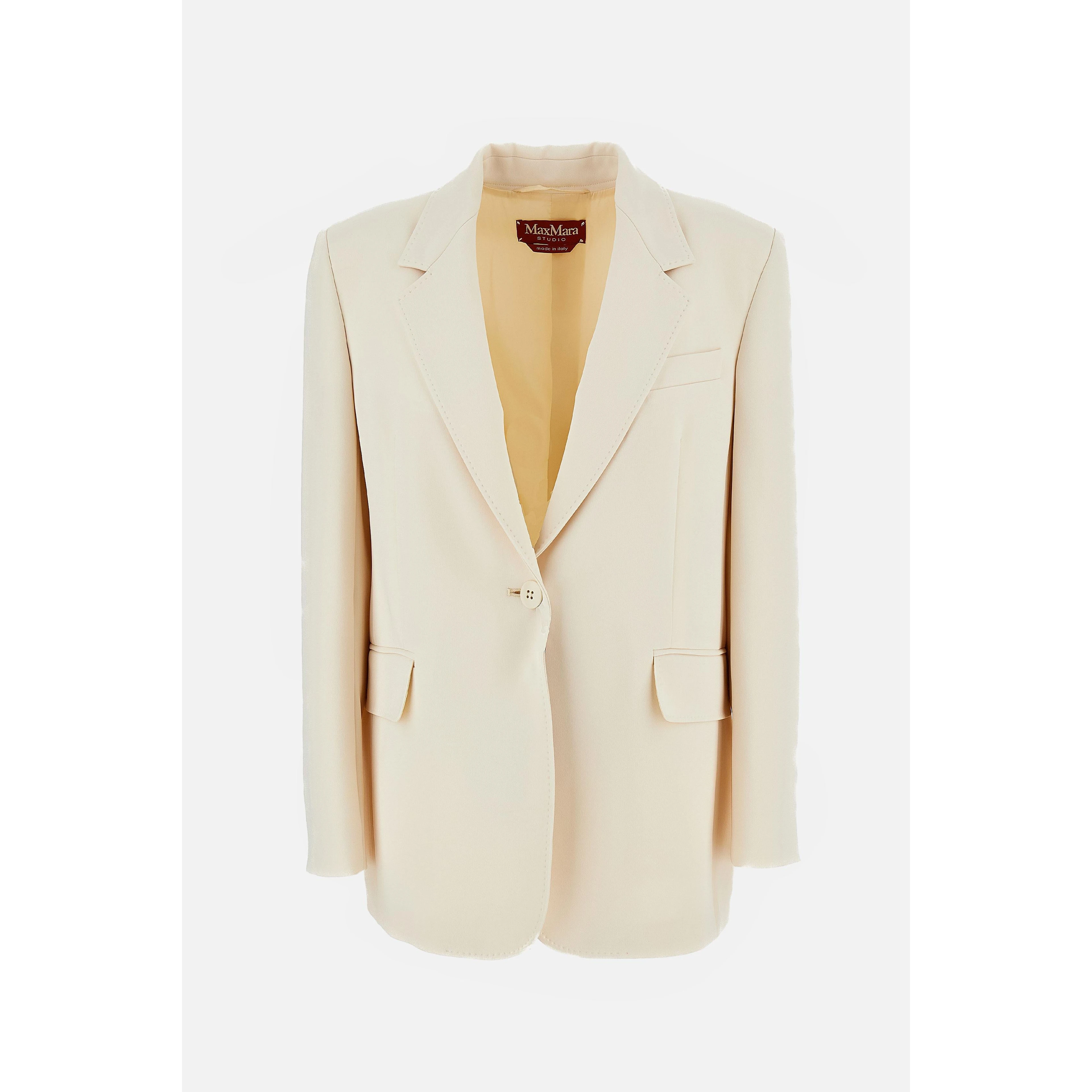 Max Mara Studio Jackets White