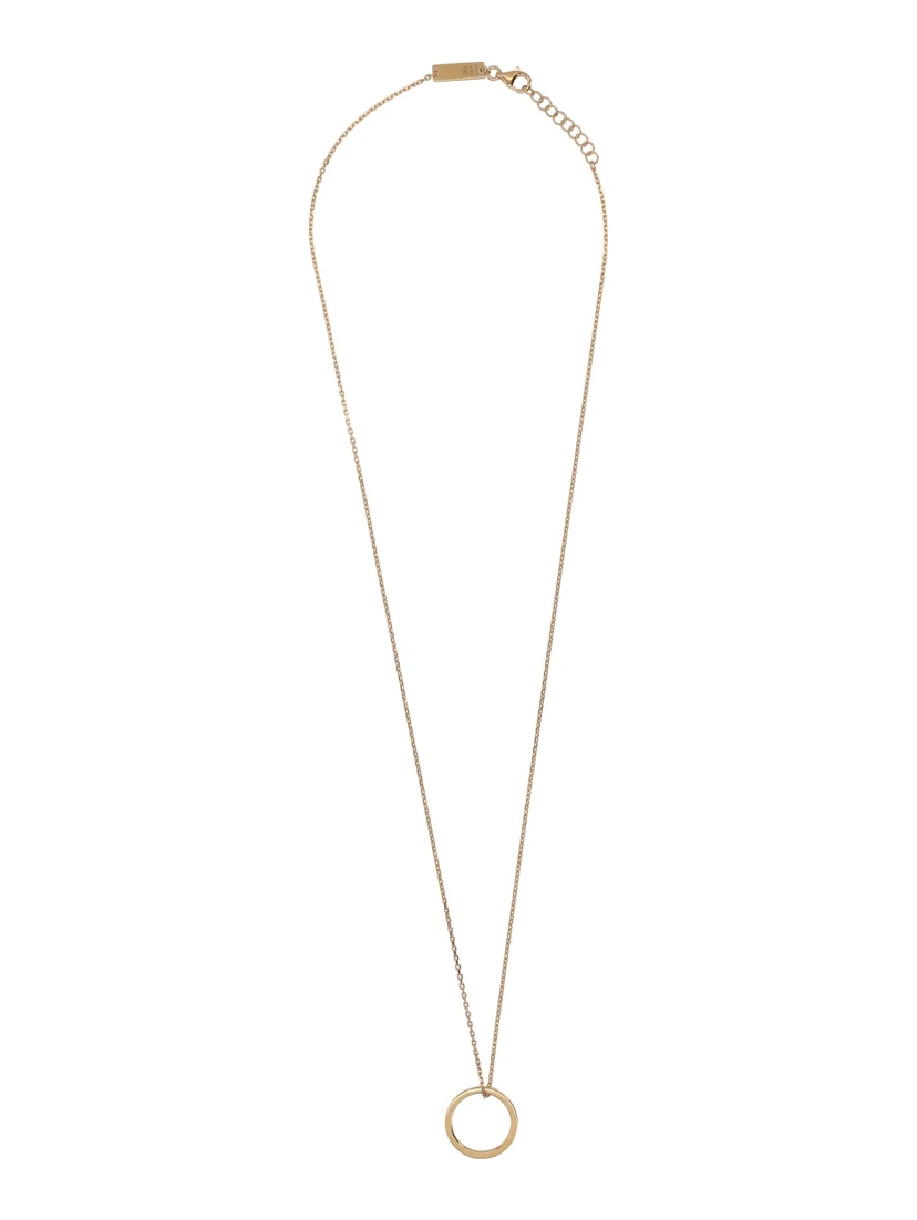 NECKLACE WITH RING PENDANT