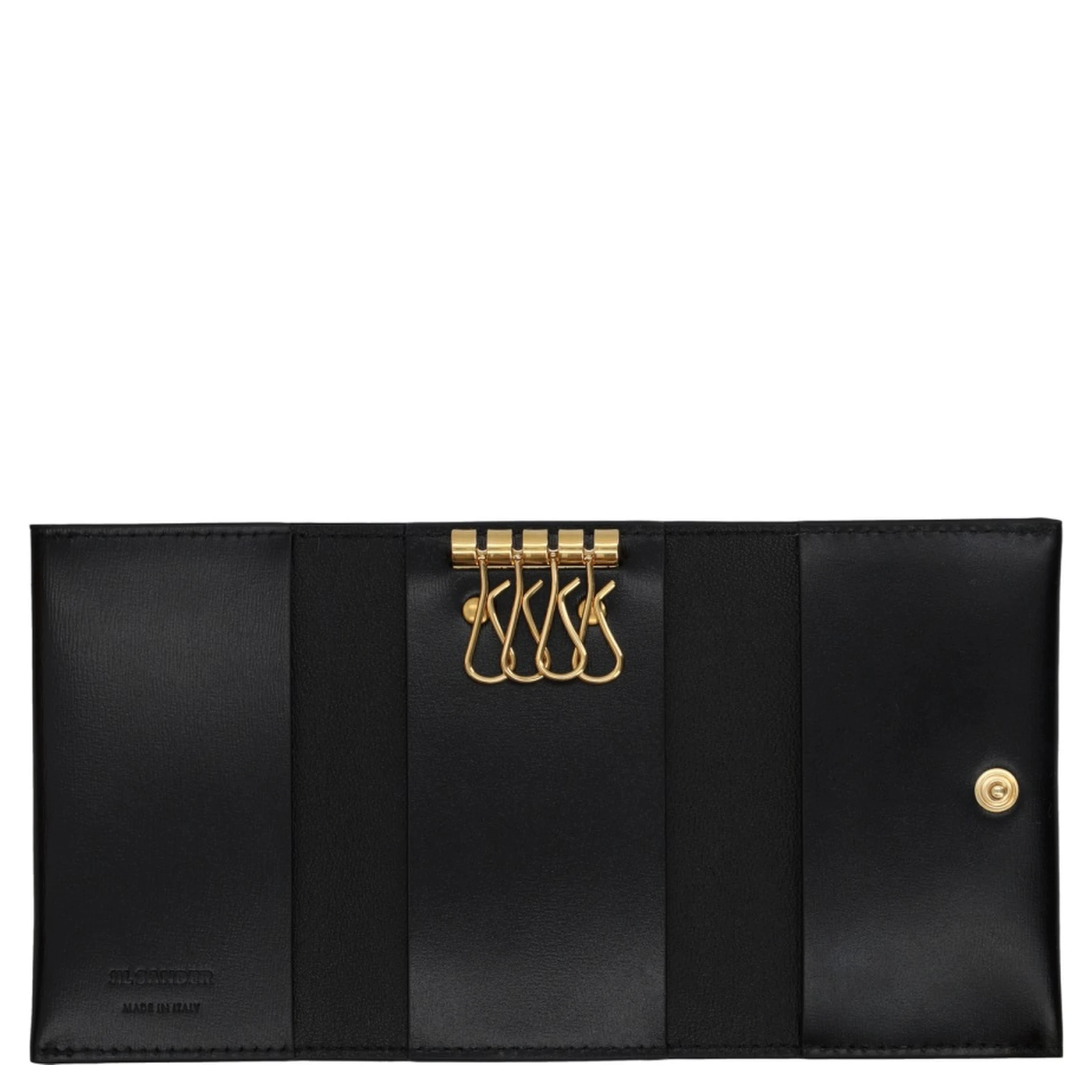 LEATHER KEYCHAIN CLUTCH BAG