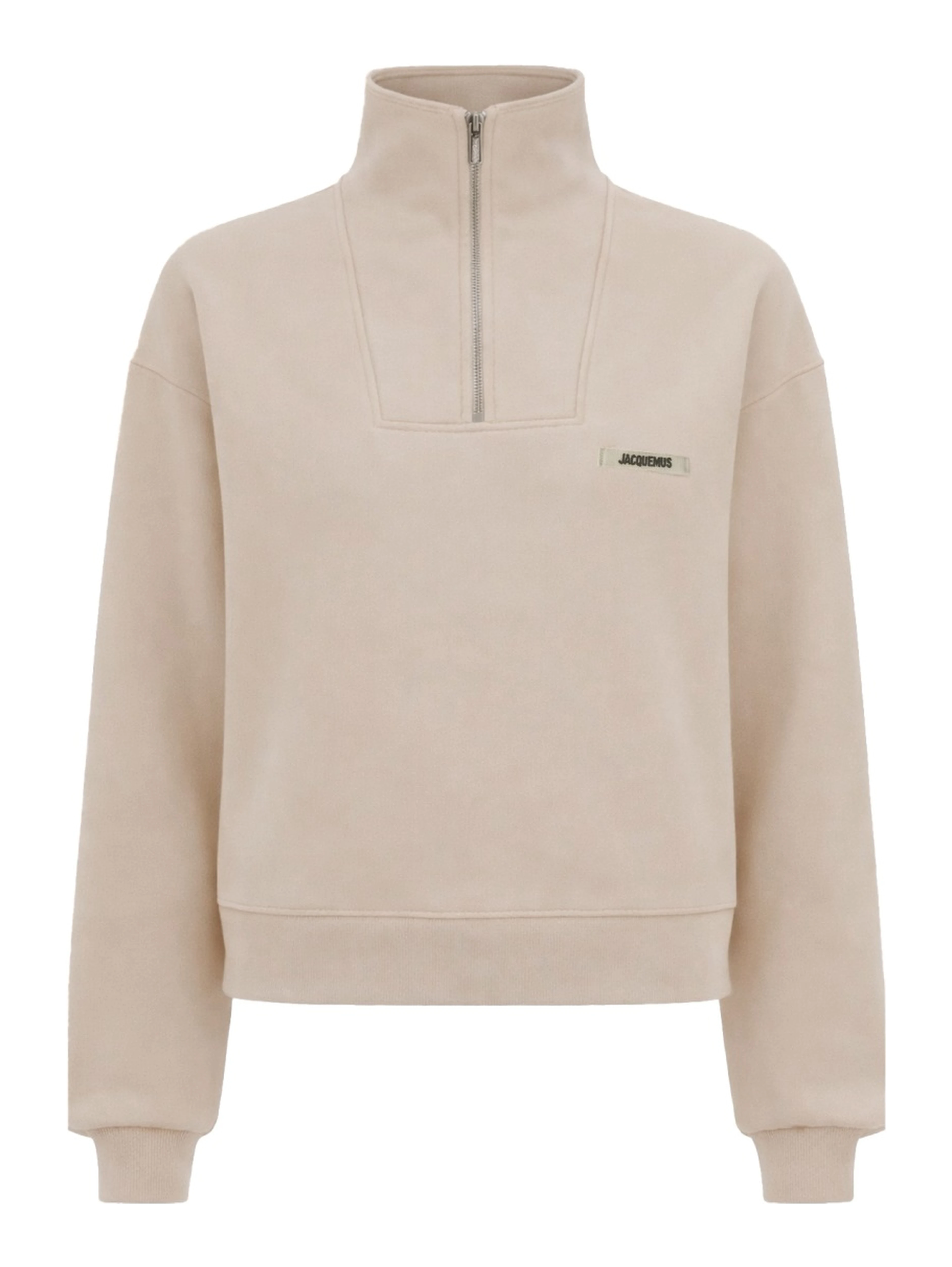GROSGRAIN SWEATSHIRT WITH TURTLENECK