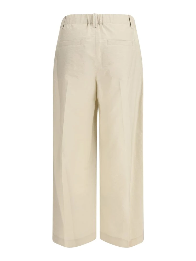 Beige Cotton Casual Pants alternative