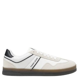 Black Leather Low Top Sneakers