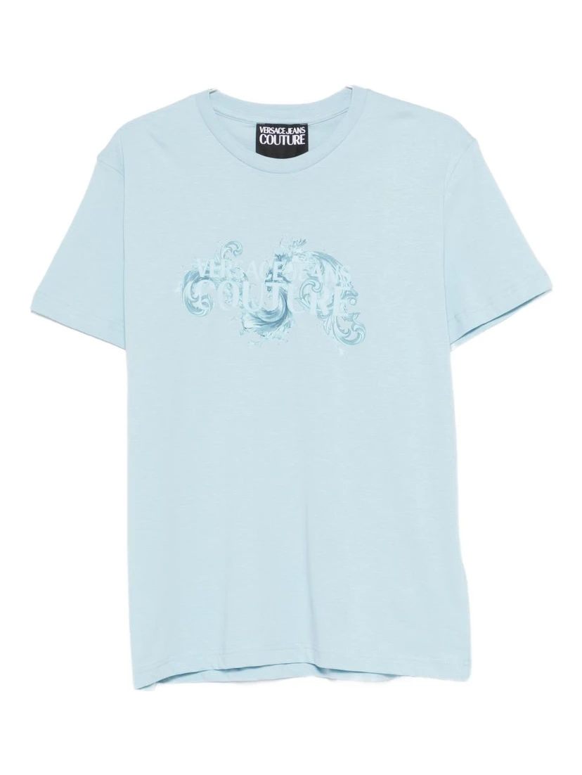 VERSACE JEANS COUTURE T-shirts and Polos Light Blue