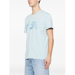 VERSACE JEANS COUTURE T-shirts and Polos Light Blue