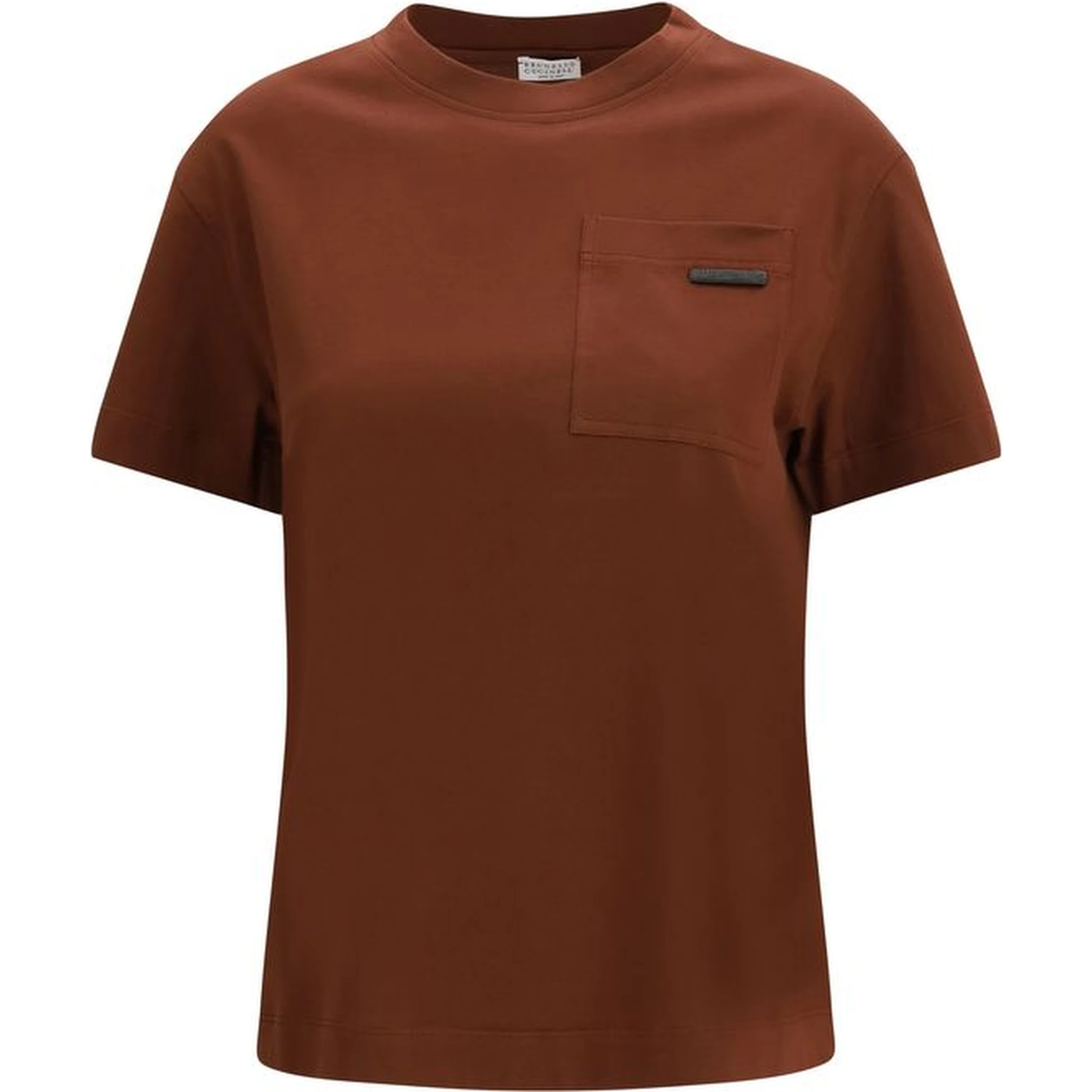 تي شيرت قطني بني