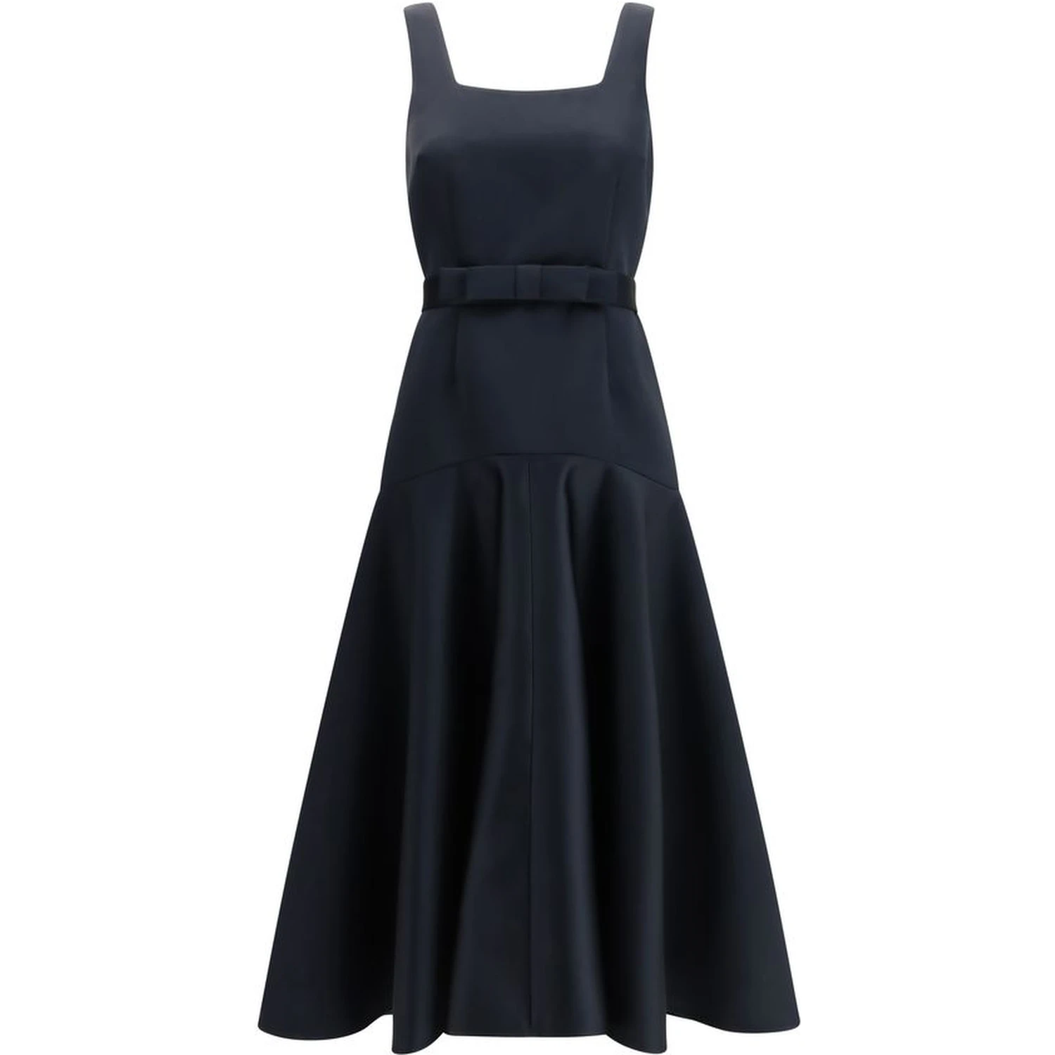 Blue Polyester Casual Dress
