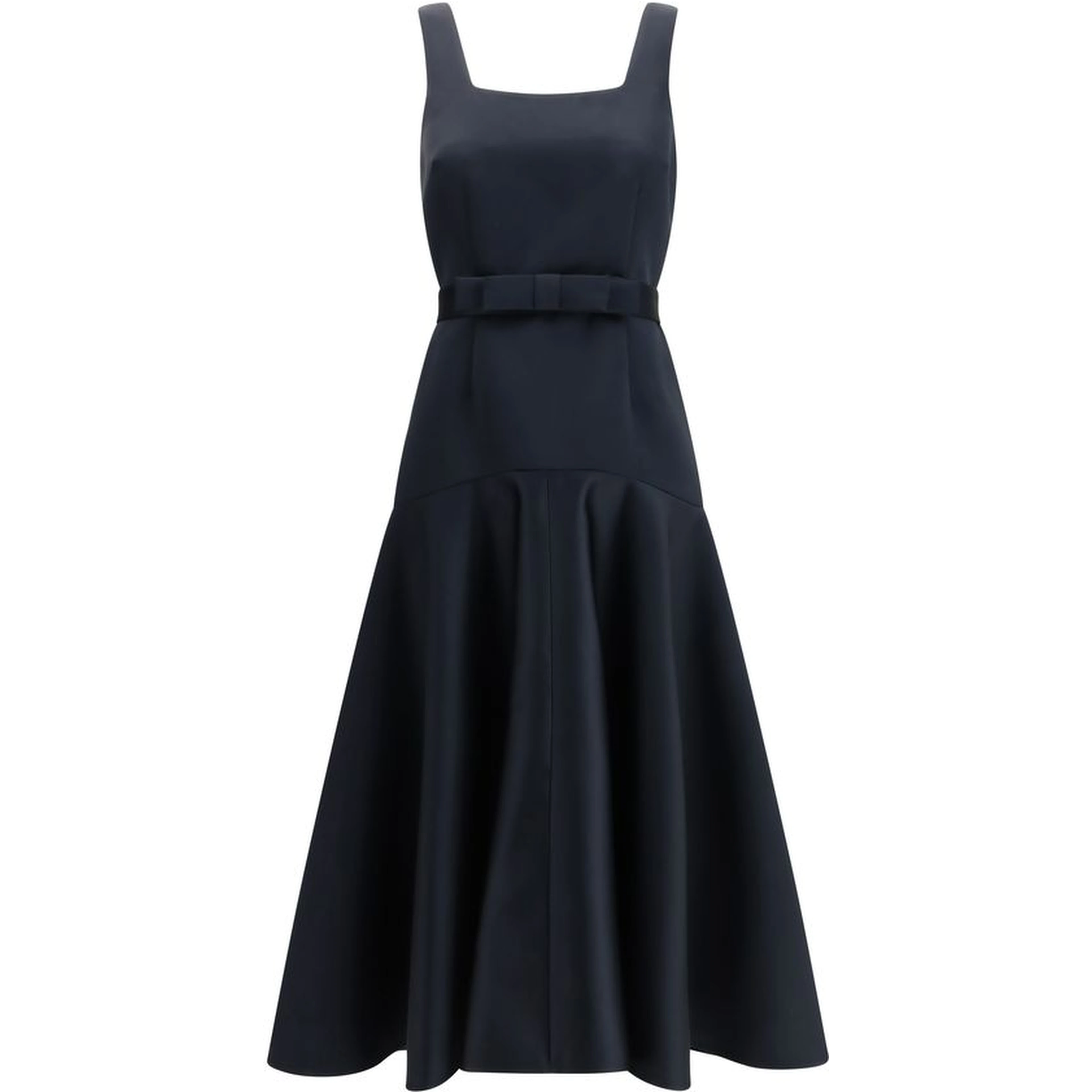 Blue Polyester Casual Dress