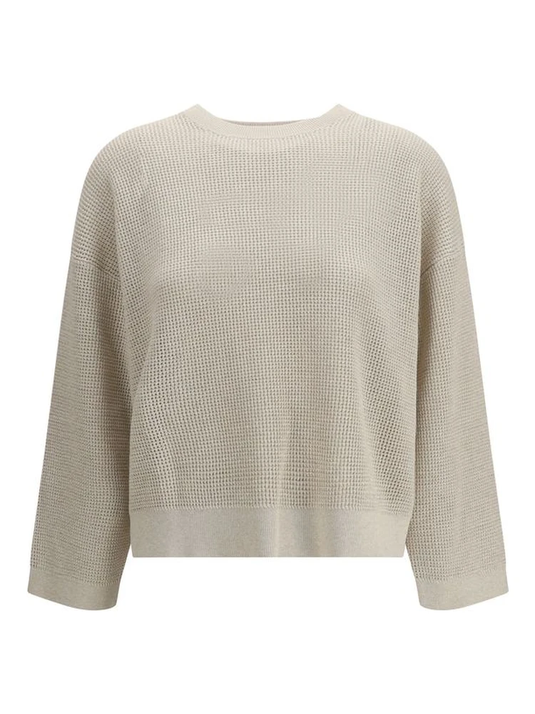 Cream Cotton Sweatshirt