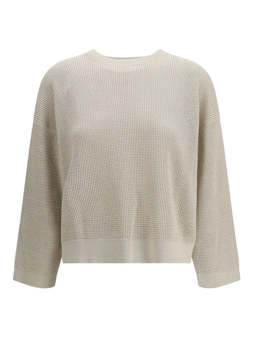 Cream Cotton Sweatshirt