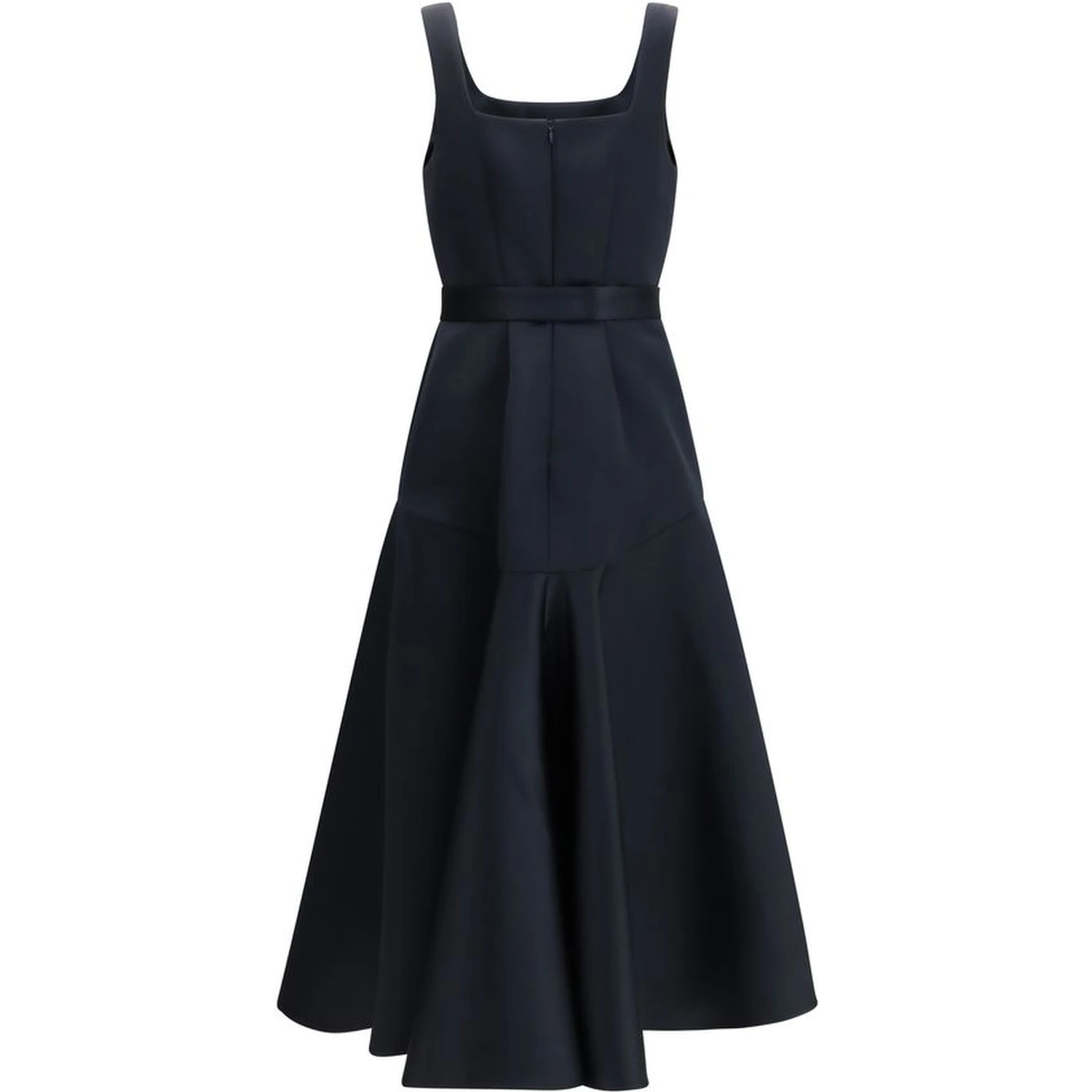 Blue Polyester Casual Dress