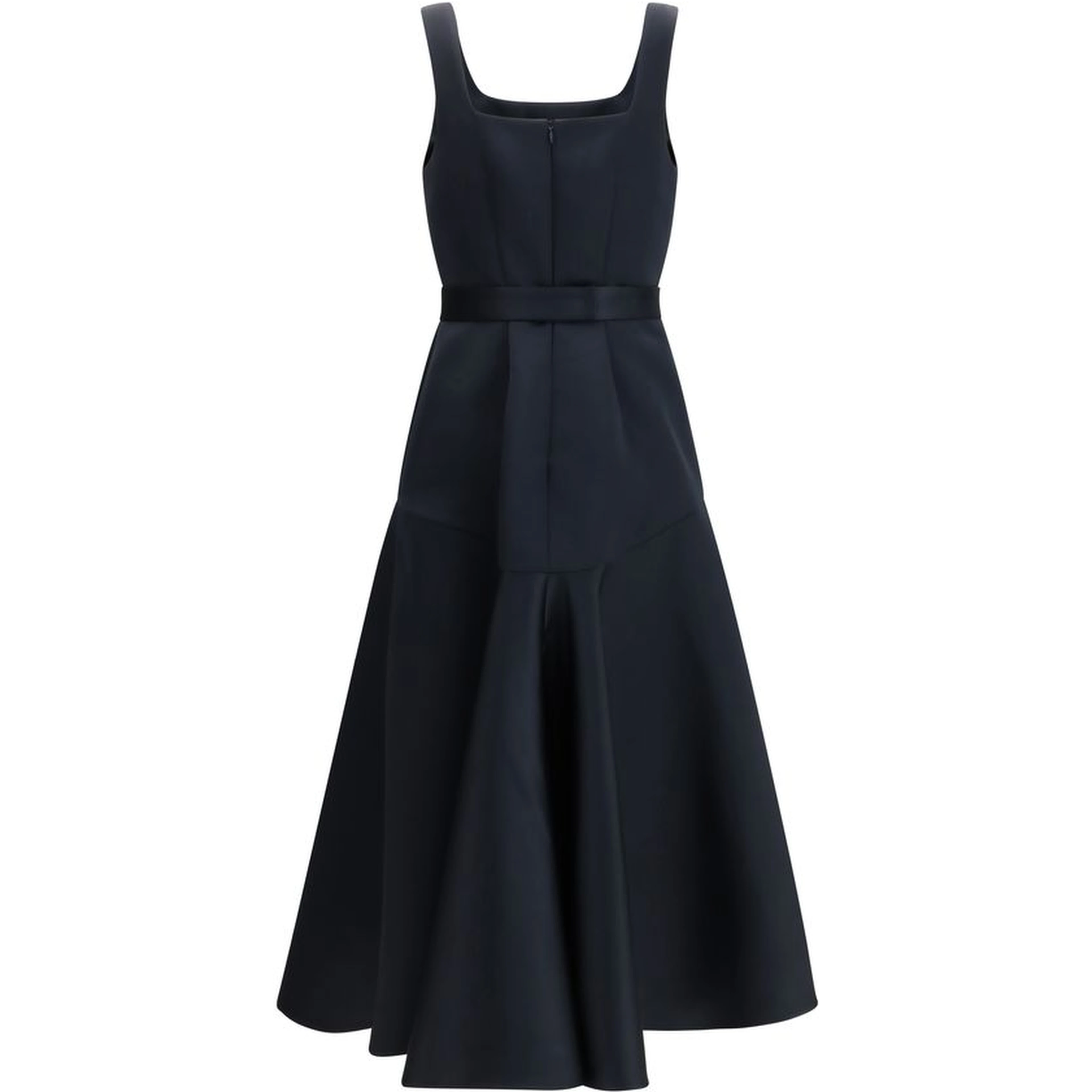 Blue Polyester Casual Dress