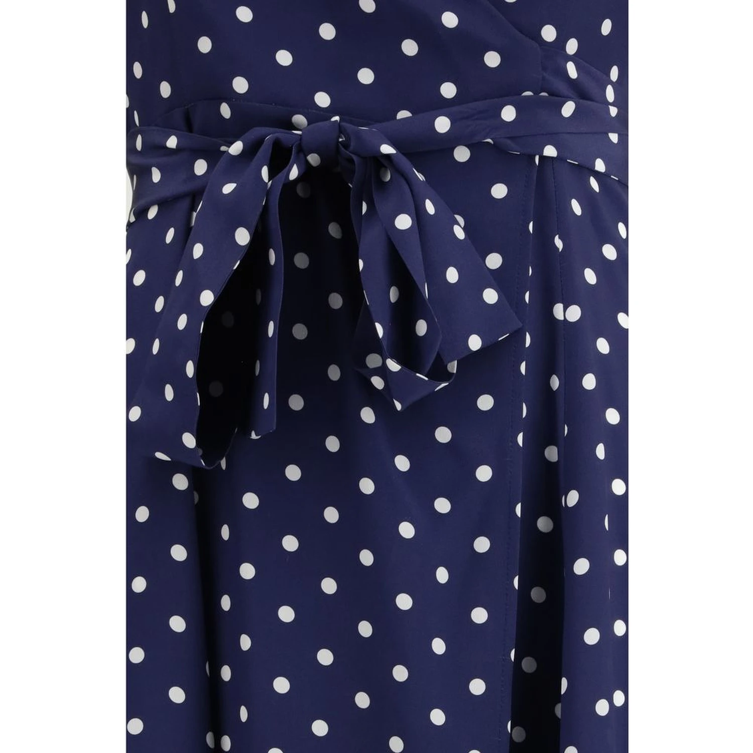 Blue Silk Casual Dress