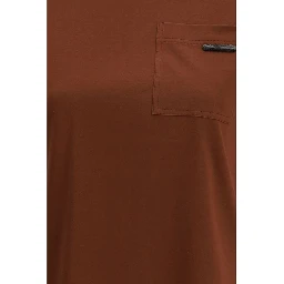 تي شيرت قطني بني