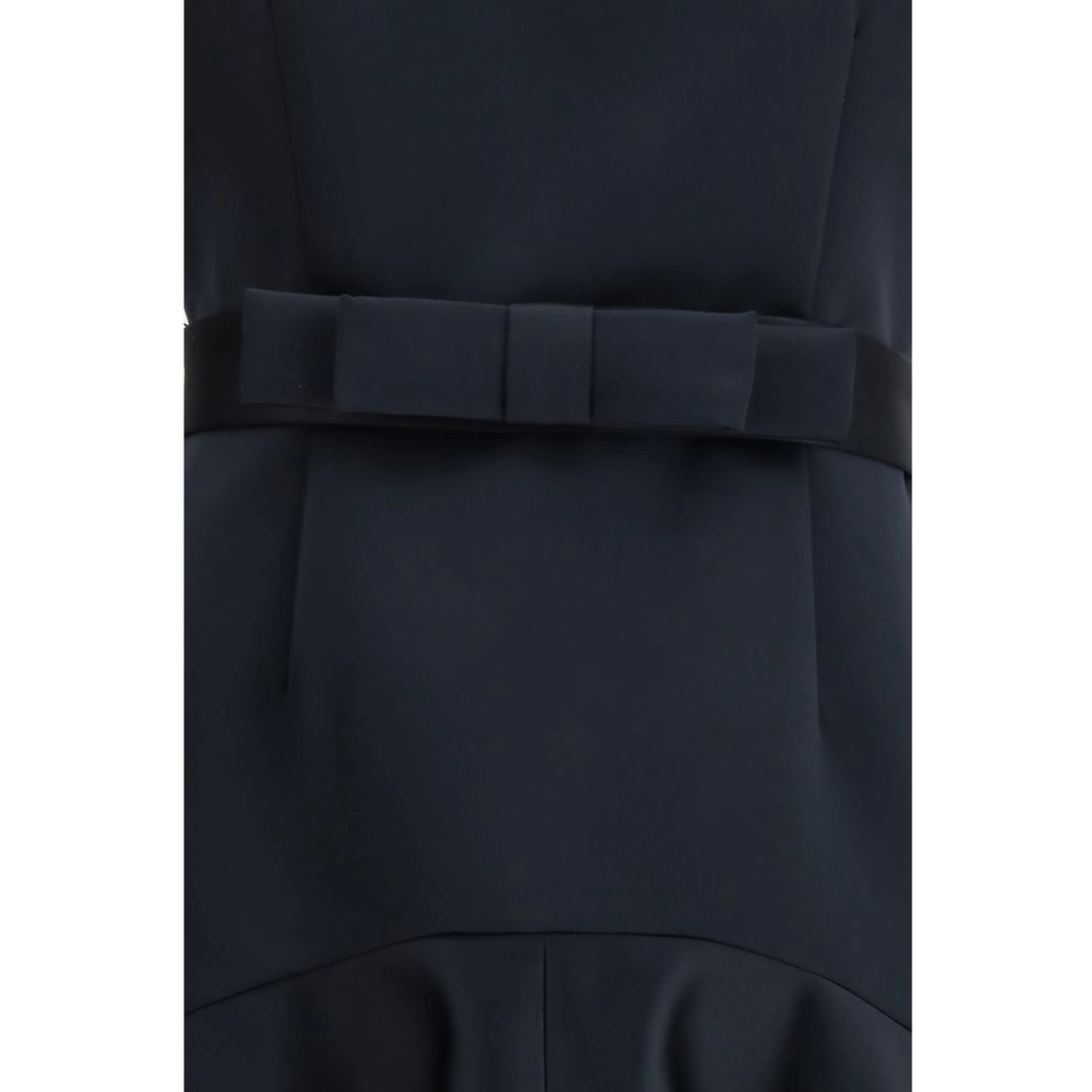 Blue Polyester Casual Dress