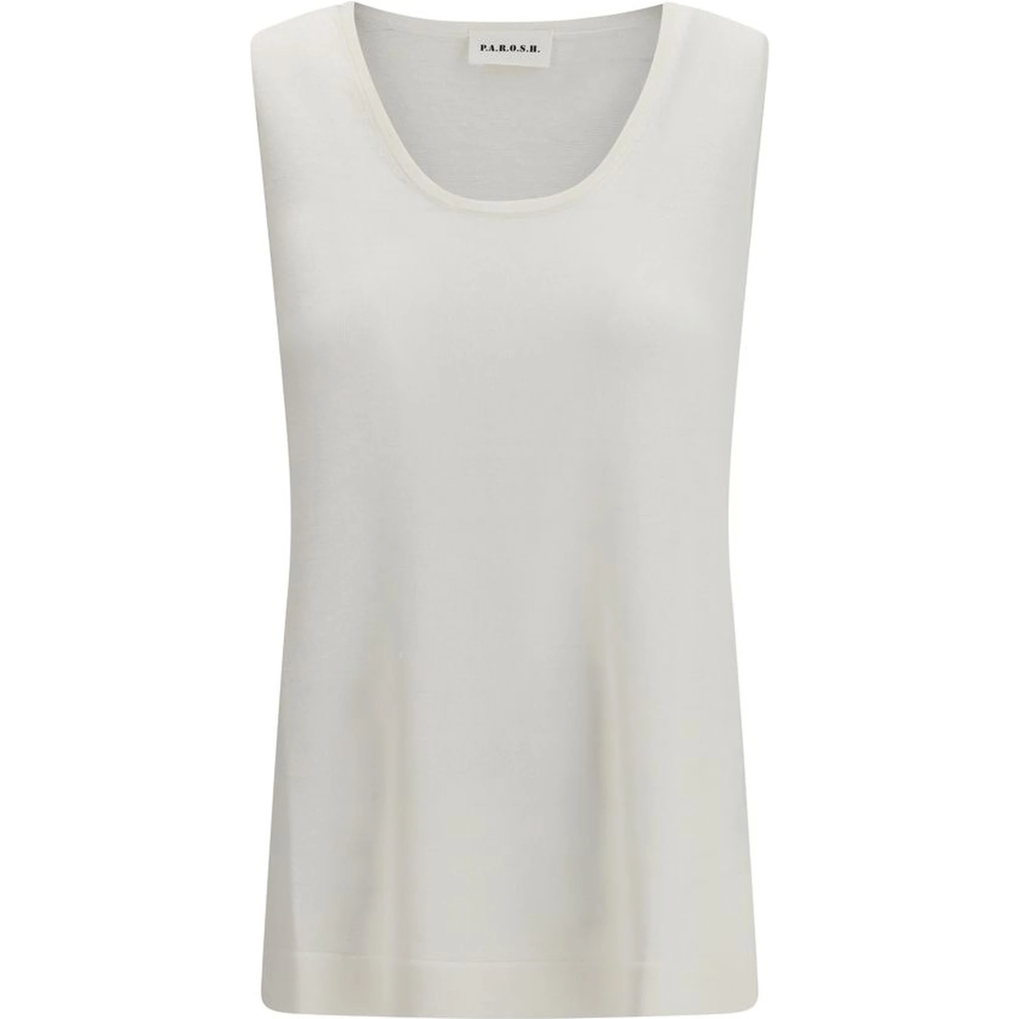 White Linen Tank Tops