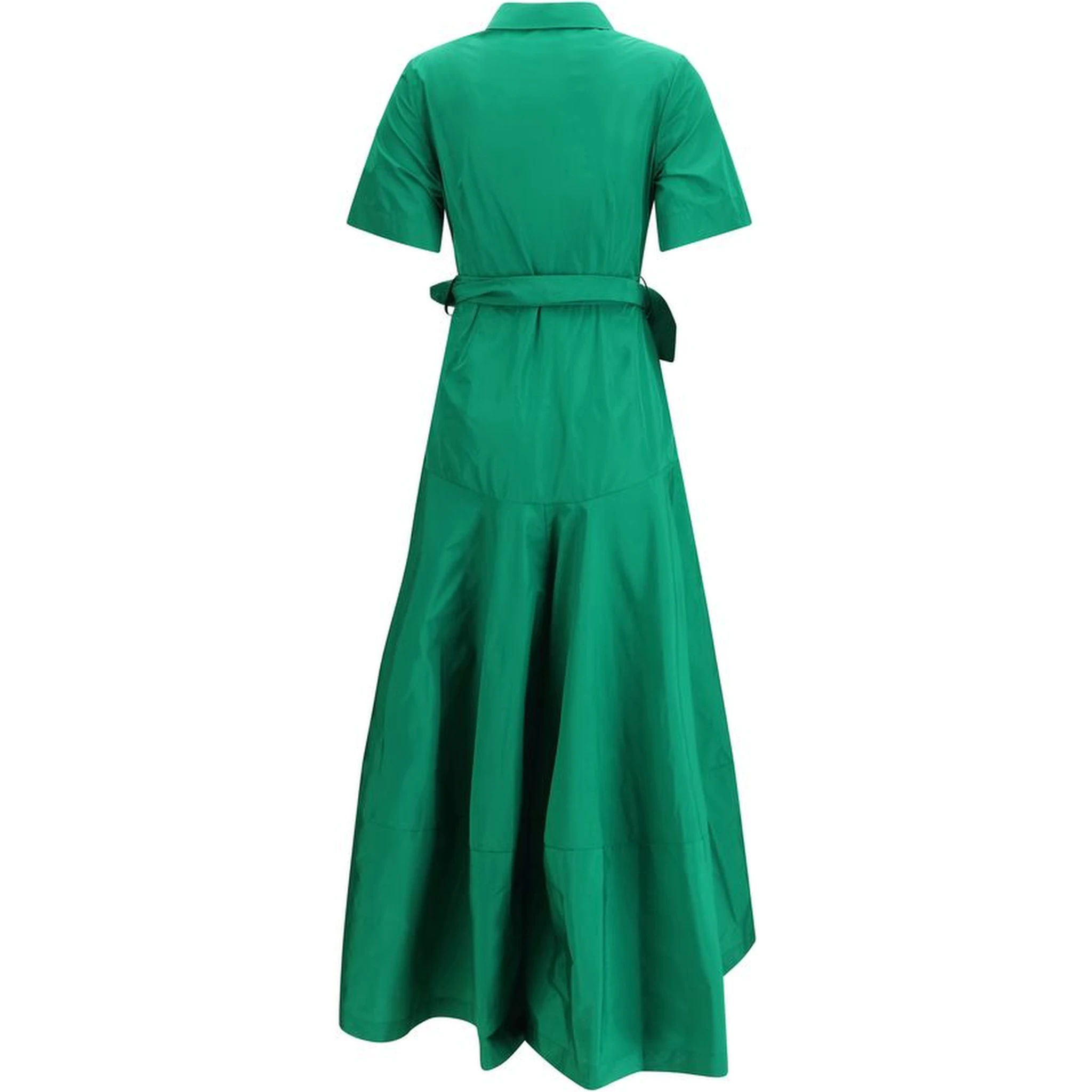 Bicolor Polyester Casual Dress