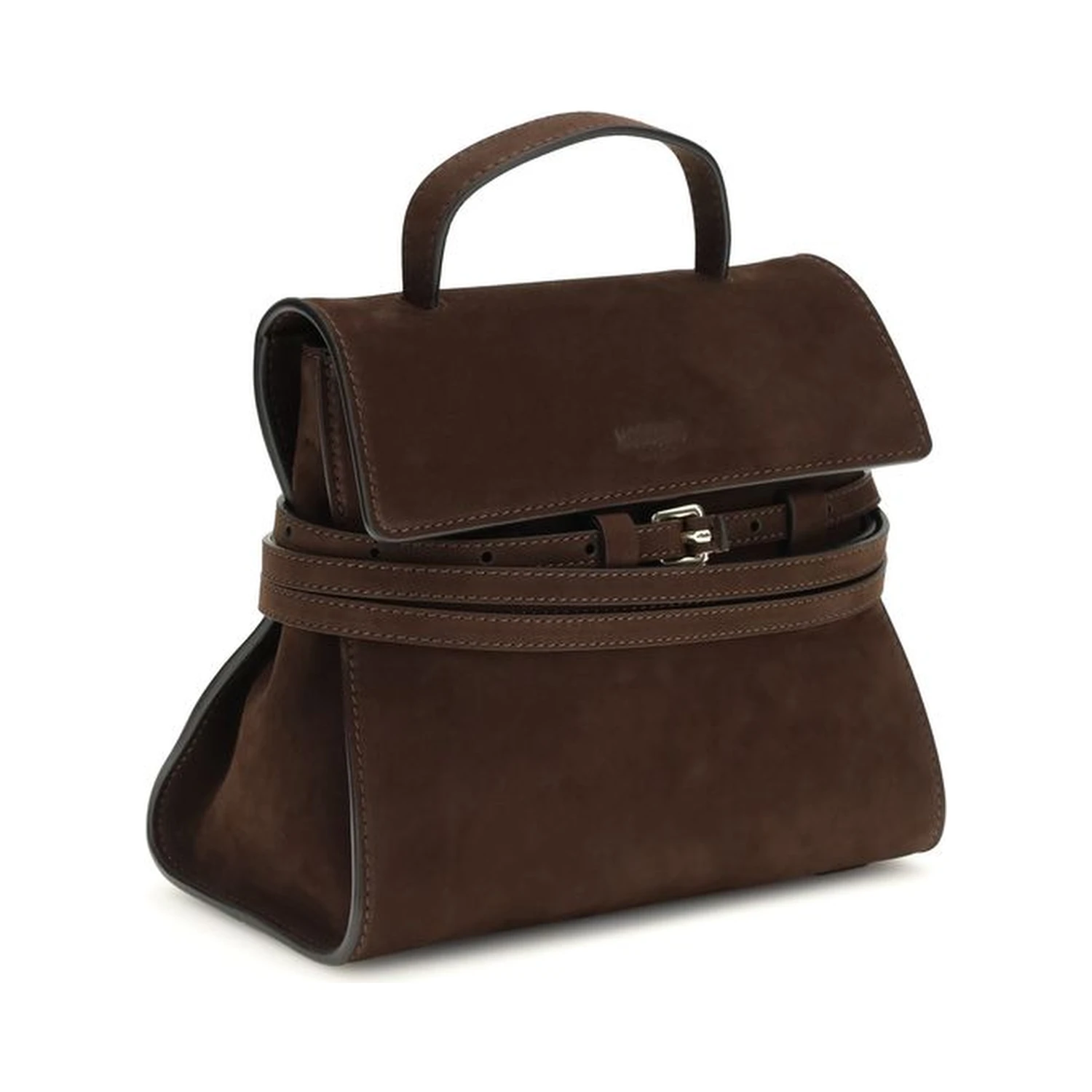 Brown Calf Leather Bos Taurus Handbag