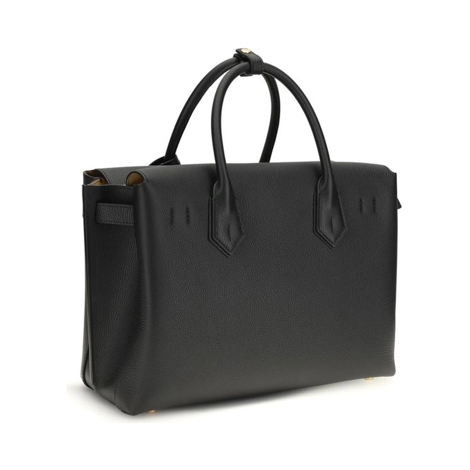 Black Calf Leather Bos Taurus Shoulder Bag
