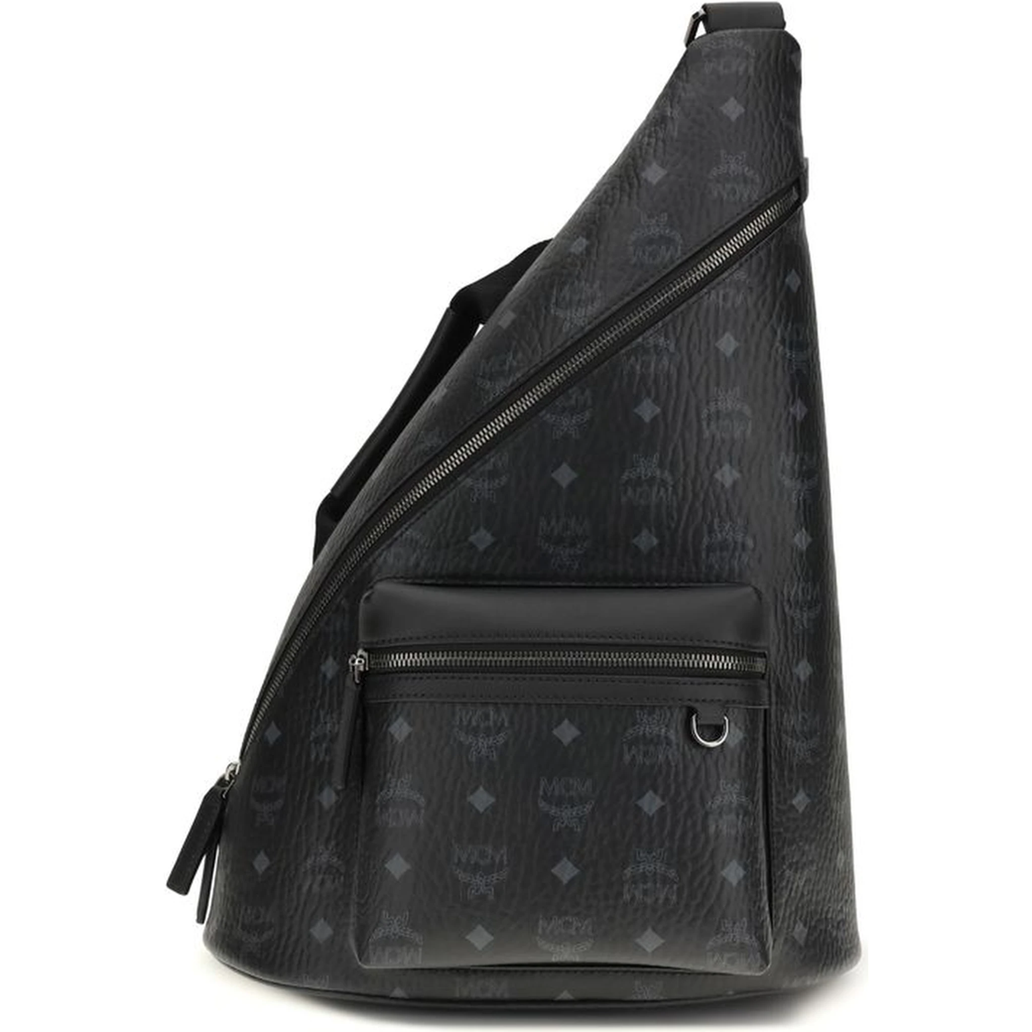 Black Fabric Shoulder Bag