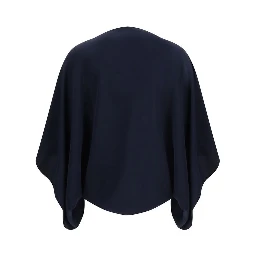 Blue Polyester Sweatshirt