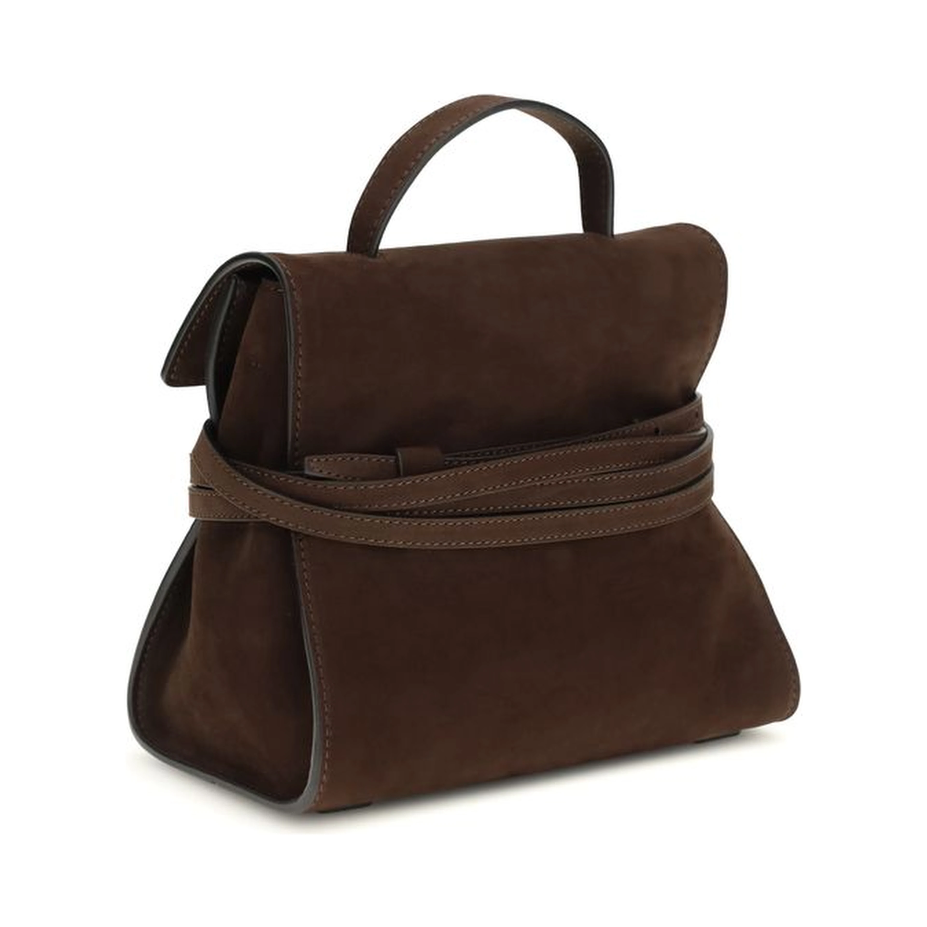 Brown Calf Leather Bos Taurus Handbag