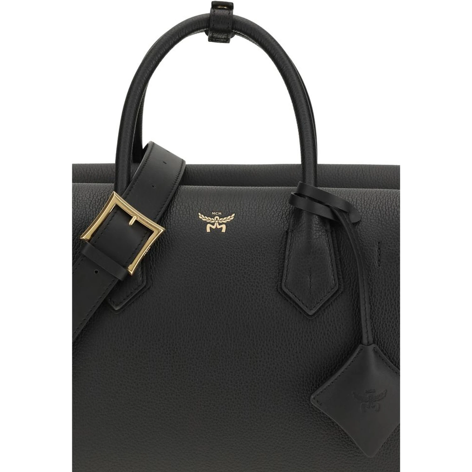 Black Calf Leather Bos Taurus Shoulder Bag