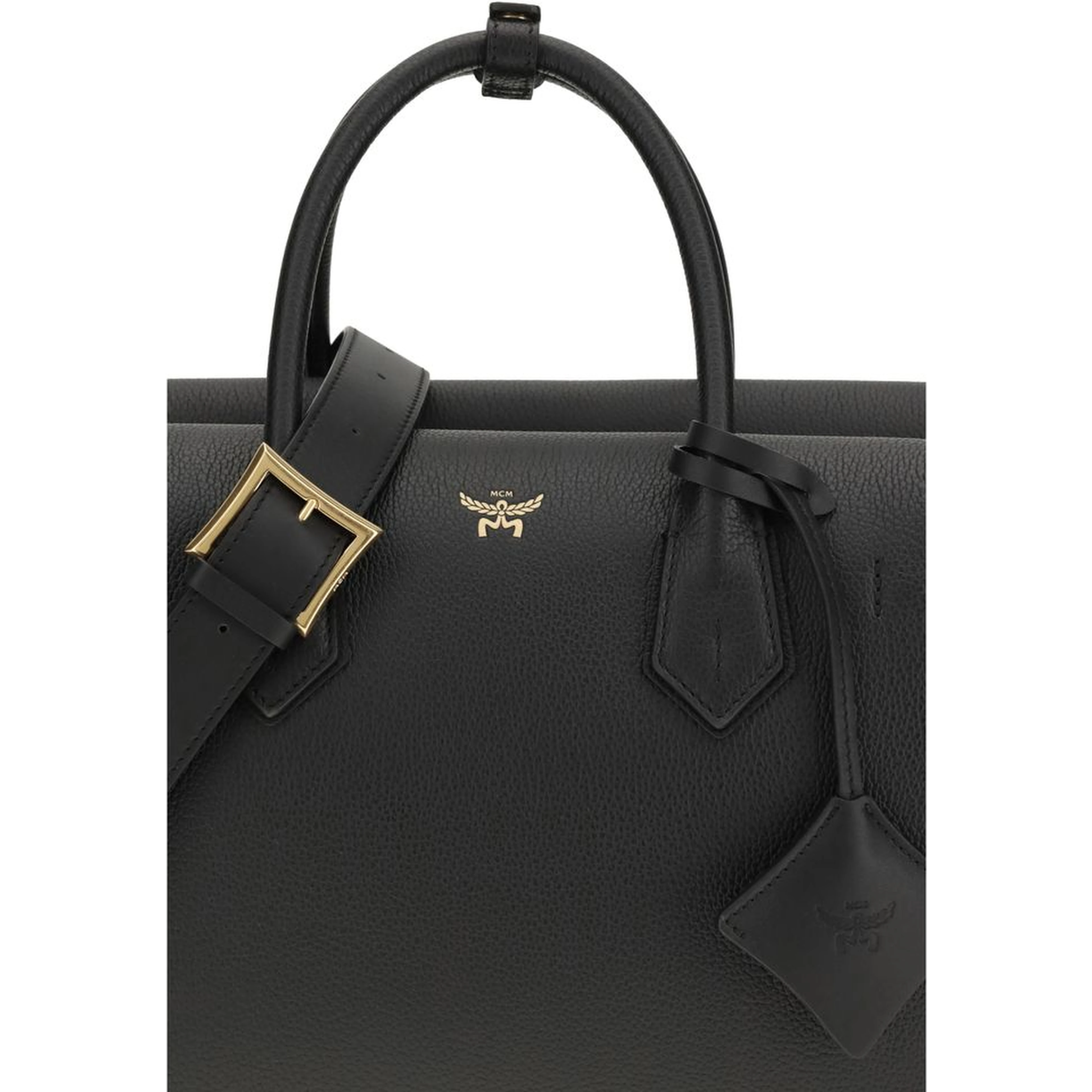 Black Calf Leather Bos Taurus Shoulder Bag