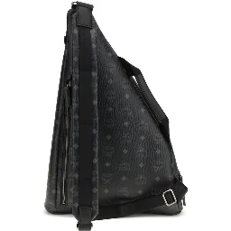 Black Fabric Shoulder Bag