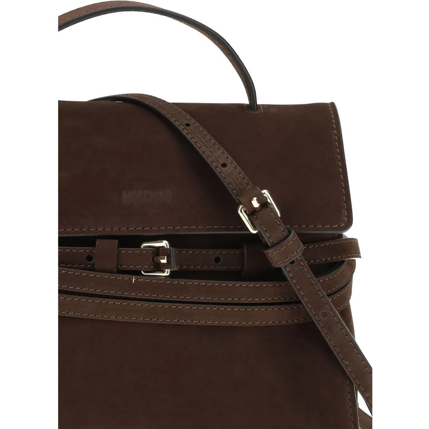 Brown Calf Leather Bos Taurus Handbag