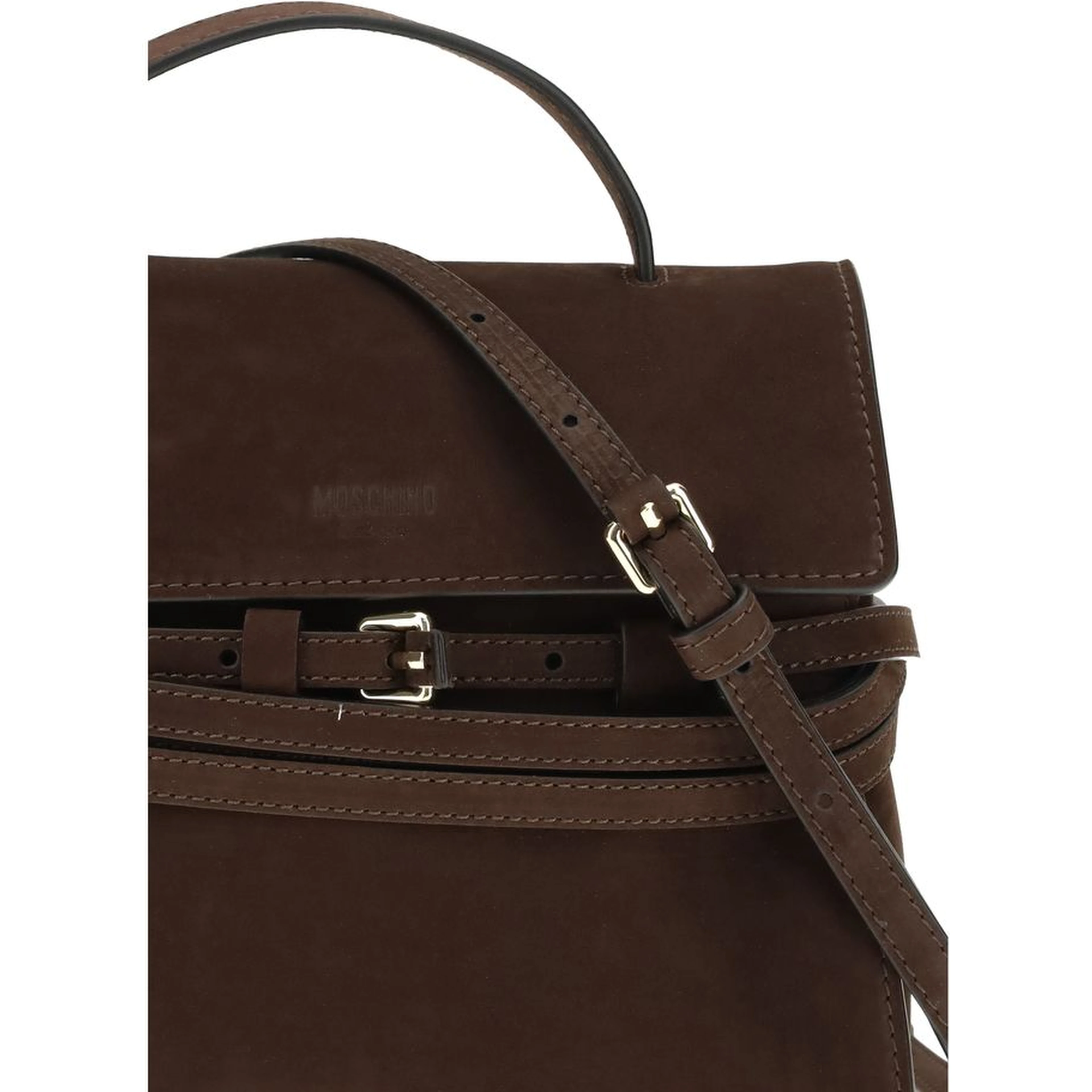 Brown Calf Leather Bos Taurus Handbag