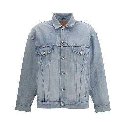 جاكيت جينز قطني أزرق فاتح